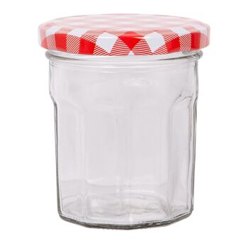 Pot de confiture en verre de 185 ml avec couvercle - Par Argon Tableware 40