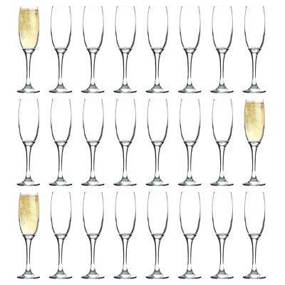 220 ml klassisches Glas-Champagnerglas – Palette von 1920 – von Argon Tableware