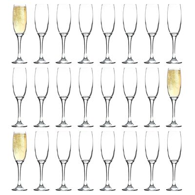 Flauta de champán de copa clásica de 220 ml - Paleta de 1920 - Por Argon Tableware