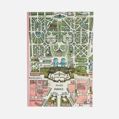 Versailles and its walks notebook (set of 10)