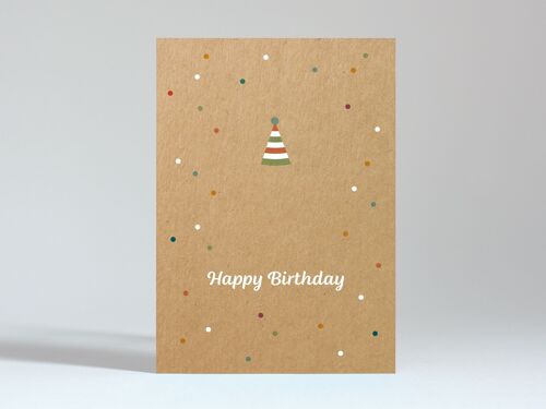 Postkarte "Party – Happy Birthday"