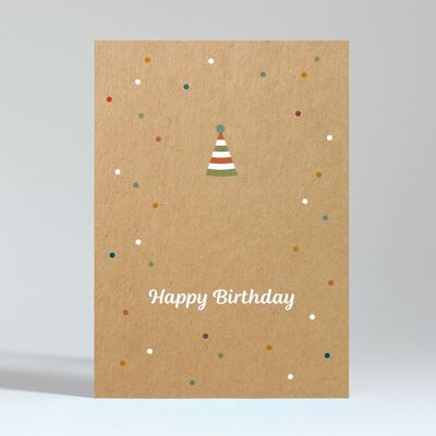 Postal “Fiesta – Feliz Cumpleaños”