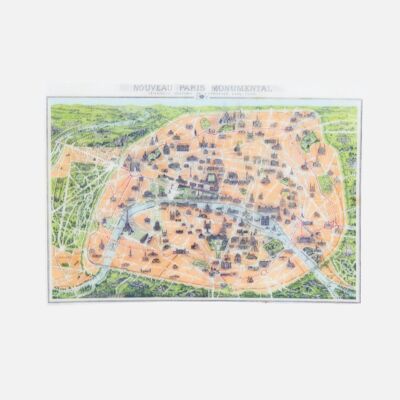 Mapa animado de París Monumental (juego de 15)