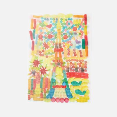 Animated Eiffel Tower Candy Card (set of 15)