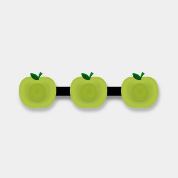 Green Apple Pattern Chiffon Hanger- accroche chiffon objet deco cuisine 1