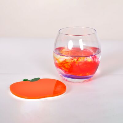 Dessous De Verre Pomme - sous verre design coloré