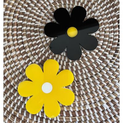 Sottobicchiere Flower: sottobicchiere dal design colorato