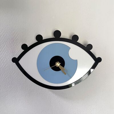 Orologio di design e originale a forma di occhio - decorazione d'interni
