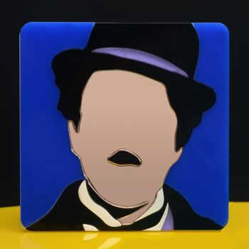 Miroir Charlot Charlie Chaplin- décoration design et originale 2