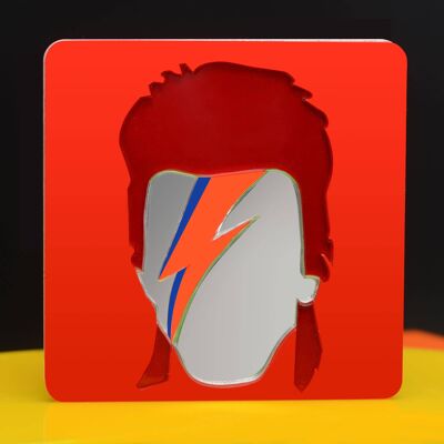 David Bowie mirror - designer and original decoration