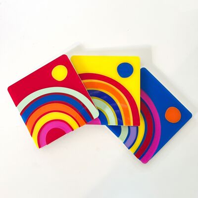 Regenbogen-Farbtafel – Designer- und originelle Dekoration
