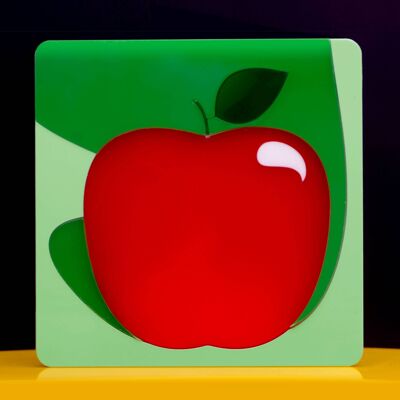 Pannello decorativo Apple: decorazione di design e originale