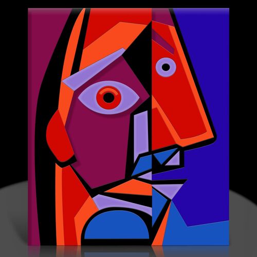 Panneau Décoratif Inspiration Picasso - décoration design et originale