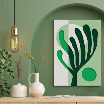 Panneau Mural Déco Inspiration Matisse - décoration design et originale 3