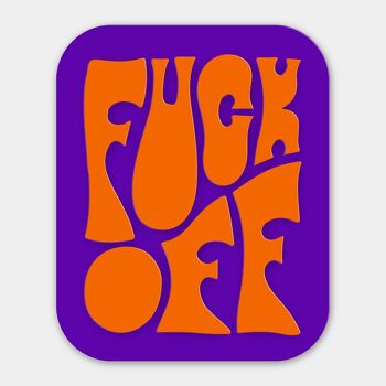 Sous Plat Fuck Off - dessous de plat design  3