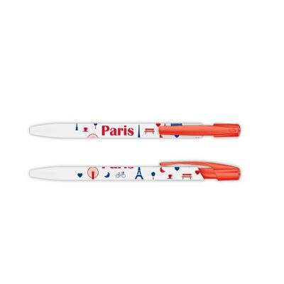 Stylo recycle média Décor Paris (lot de 10)