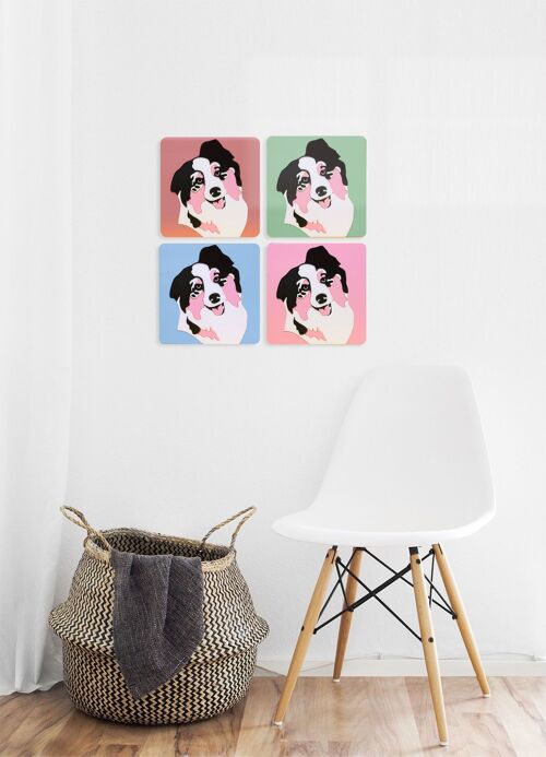 Panneau Décoratif Berger Australien - tableau chien décoration intérieure