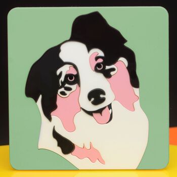 Panneau Décoratif Berger Australien - tableau chien décoration intérieure 5