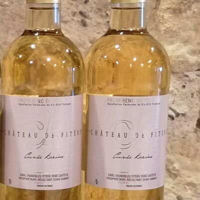 Vin blanc doux AOP Pacherenc du Vic-Bilh - Château de Fitère - Cuvée Karine 2018 - 75 cl