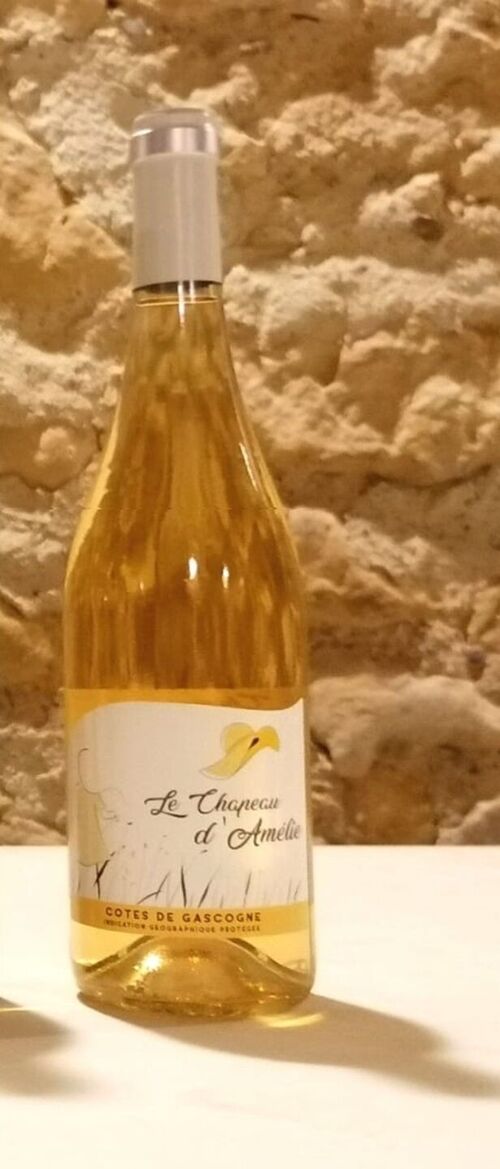 Vin blanc moelleux - IGP Côtes de Gascogne Chapeau d'Amélie 2022 - 75cl