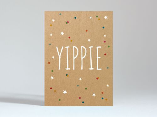 Postkarte "YIPPIE"