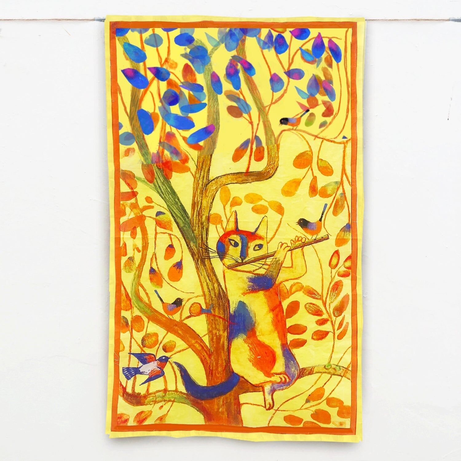 Torchon Flöte & Federn