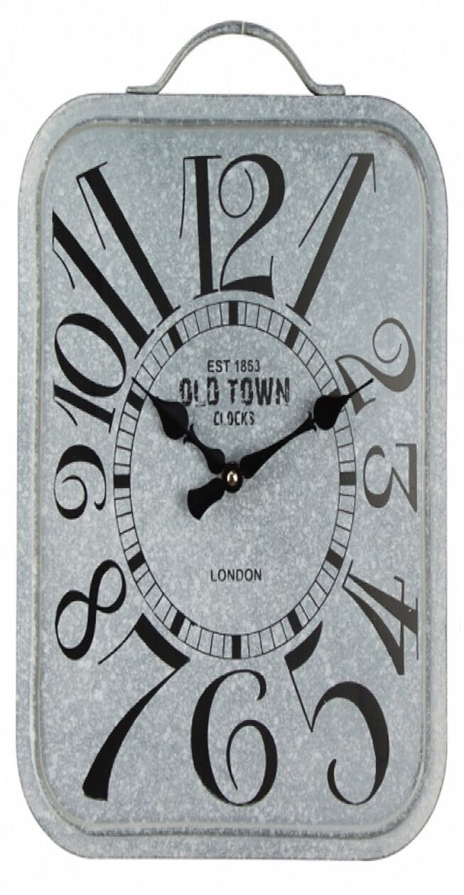 Orologio da parete in metallo. Dimensioni: 30x2x41 cm NN-815