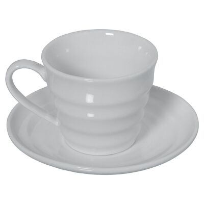 SET OF 6 TEA CUPS WITH PORCELAIN PLATE WITH GIFT BOX _CUP:200CC ST80559