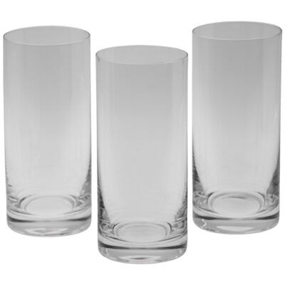 SET OF 6 BOHEMIA CRYSTAL GLASSES HIGH WHISKEY 47CL IN GIFT BOX _°7X16CM ST14632