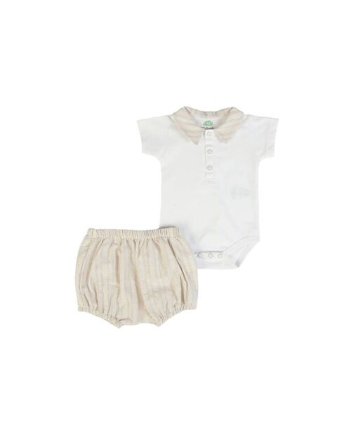 15991 - Polo body + shorts (organic & recycled) - SS24
