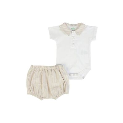 15991 - Polo body + shorts (organic & recycled) - SS24