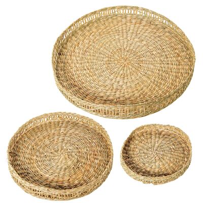 SET 3 MEERGRAS-TABLETTS _°20X3+°30X3+°40X3CM ST34812