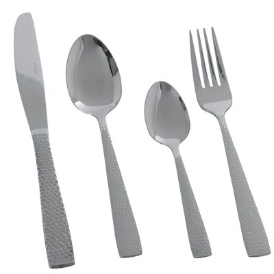 SET OF 24 STAINLESS STEEL CUTLERY 18/10 GLOSS-OLIMPIA DISHWASHER SUITABLE ST315