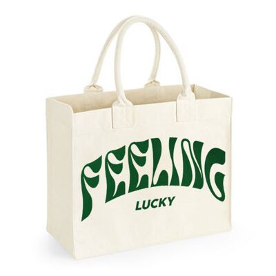 Bag Natural Feeling Lucky Green Velvet