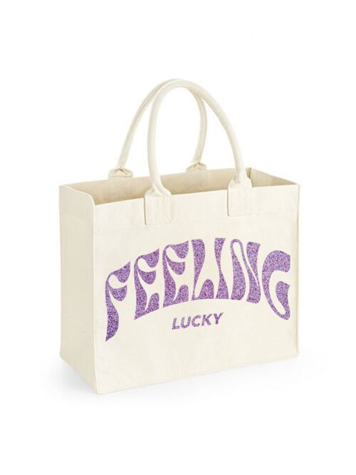 Bag Naturel Feeling Lucky Lilac Glitter