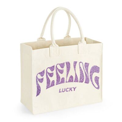 Bag Naturel Feeling Lucky Lilac Glitter