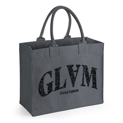 Bag Square Glam Black Glitter