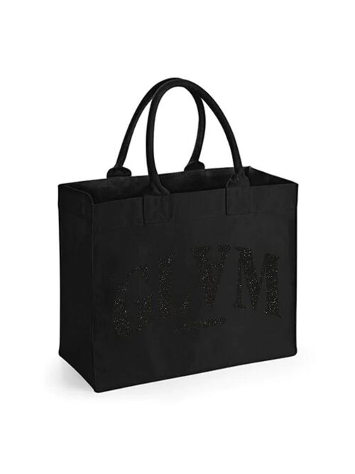 Bag Square Glam Glitter Black