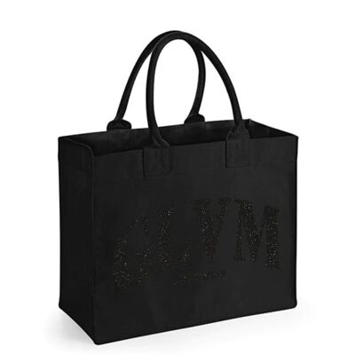 Bag Square Glam Glitter Black