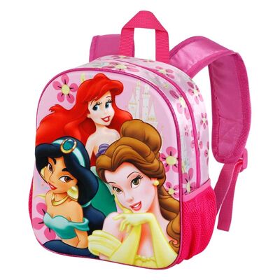 Zaino 3D piccolo Disney Princesses Palace, rosa