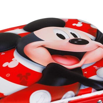 Disney Mickey Mouse Twirl-3D Sac à dos avec petites roulettes Rouge 5