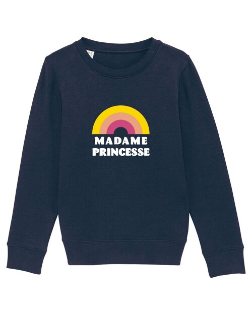 SWEAT NAVY MADAME PRINCESSE WAF