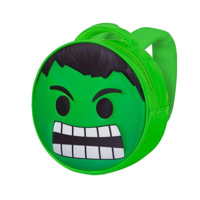 Marvel Hulk Send-Mochila Emoji, Verde