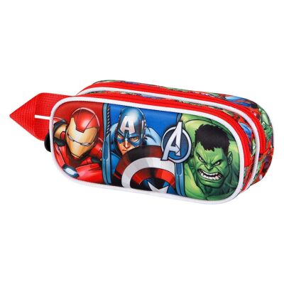 Marvel The Avengers Massive-Double 3D Pencil Case, Multicolor