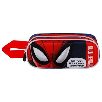 Marvel Spiderman Stronger-Double Trousse 3D Rouge 2