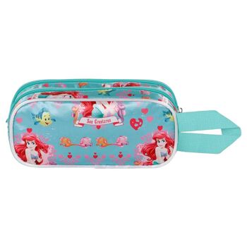 Disney Ariel Sea-Double Trousse 3D Bleu 3