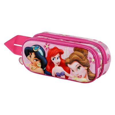 Astuccio doppio 3D delle Principesse Disney Palace, rosa