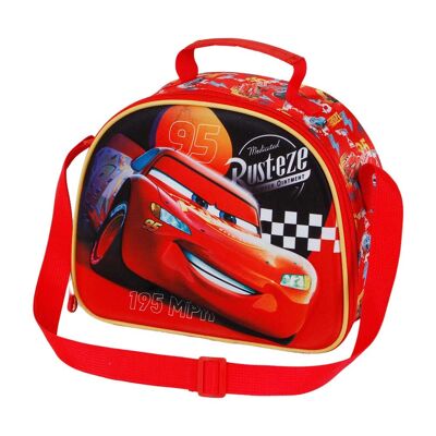Disney Cars 3 Bumper-3D Lunch Bag, Red