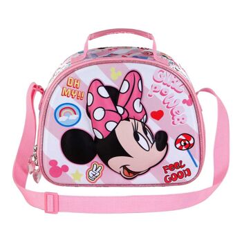 Disney Minnie Mouse Power-3D Sac à goûter Rose 2