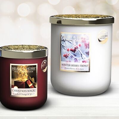 Small Christmas Jar Candle - HEART&HOME - Winter 2024
